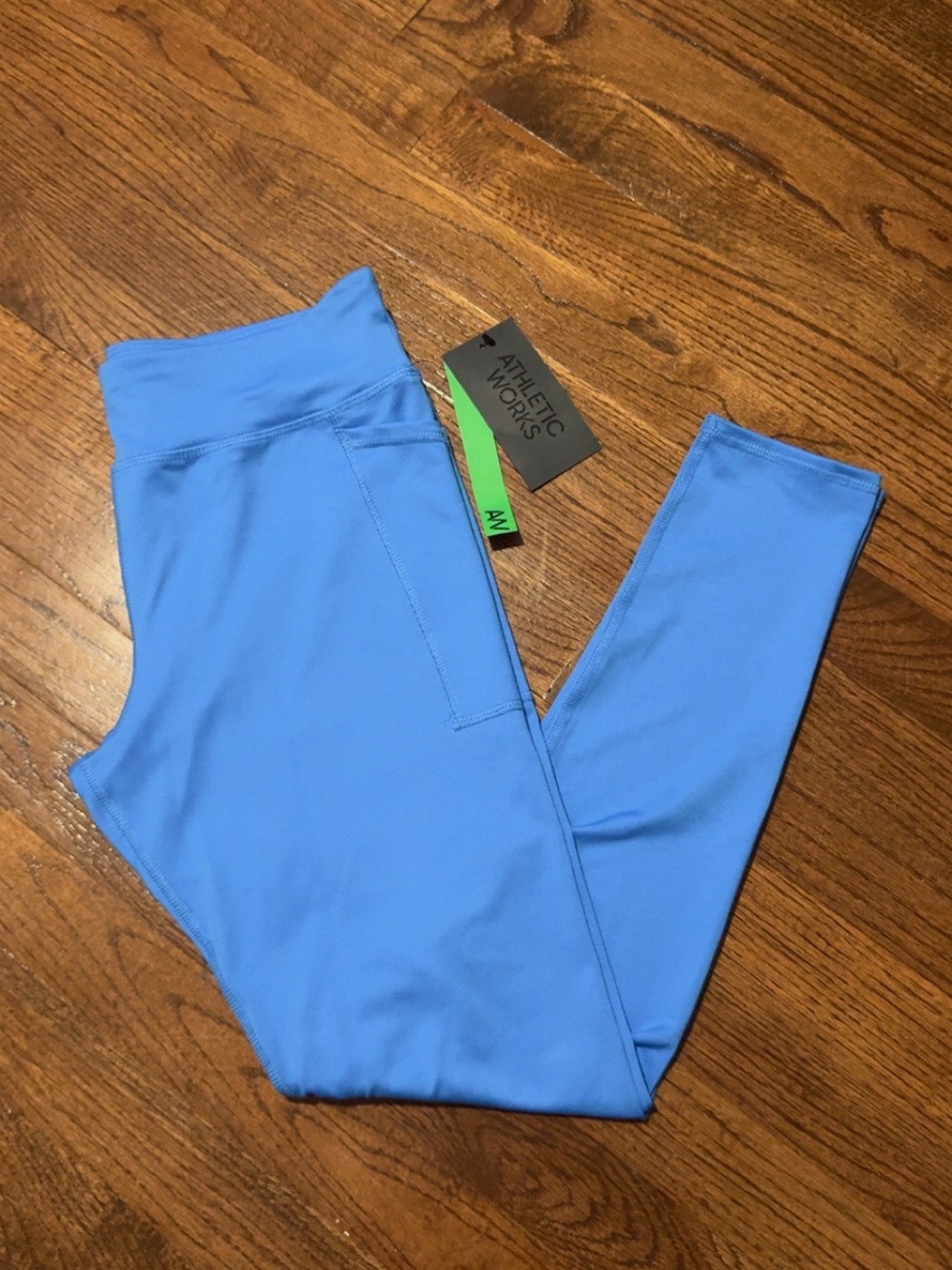 Women’s Athletic Works Blue Active Leggings